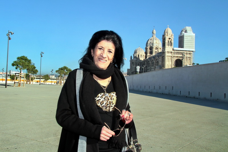 Biyouna, actrice, chanteuse et danseuse algérienne marraine de l'édition 2015 du Primed (Photo Robert Poulain)