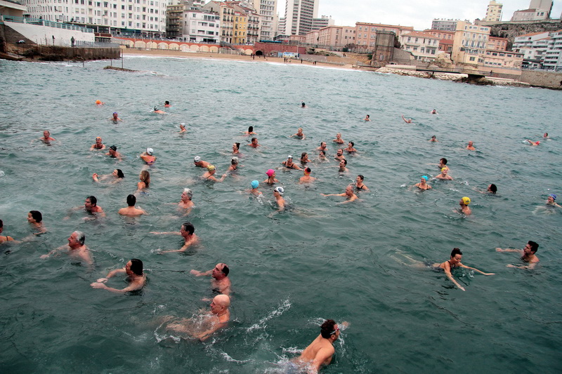 Hé oui, on barbote, on barbote  (Photo Robert Poulain)