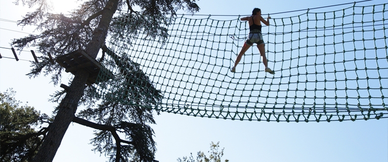 Filet accrobranche (Ecopark Marseille Saint-Jérome)