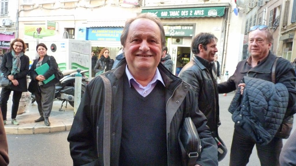 Yves Baussens l'incontournable président du CIQ Noailles (photo P.M.-C.)
