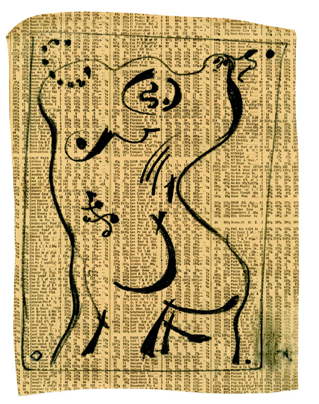 © André Masson dessin préparatoire à 
