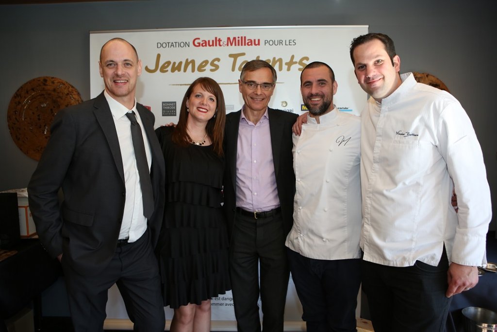 De g. à dr. : Sylvain et Gaëlle Devaux, Côme de Chérisey, Julien Diaz et Nicolas Bottero (Photo Colas Declercq)