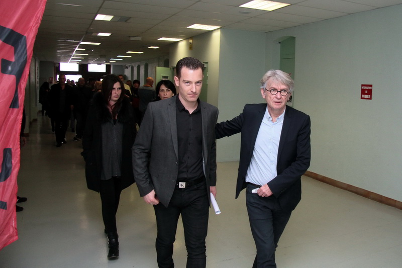 Franck Bergamini  le nouveau secrétaire de l'UD des Bouches-du-Rhône accompagné par Jean-Claude Mailly (Photo Robert Poulain) Franck Bergamini  le nouveau secrétaire de l'UD des Bouches-du-Rhône accompagné par Jean-Claude Mailly (Photo Robert Poulain)