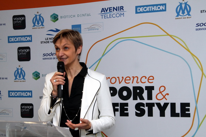 Lydie Breton, ex-internationale de hockey sur glace, aujourd'hui directrice de l'innovation sociale chez Sodexo (Photo Robert Poulain)