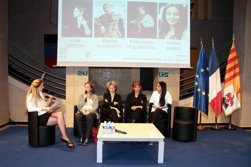 Irina Brook, Macha Makeieff, Francesca Poloniato, Hafsia Herzi (Photo Robert Poulain)