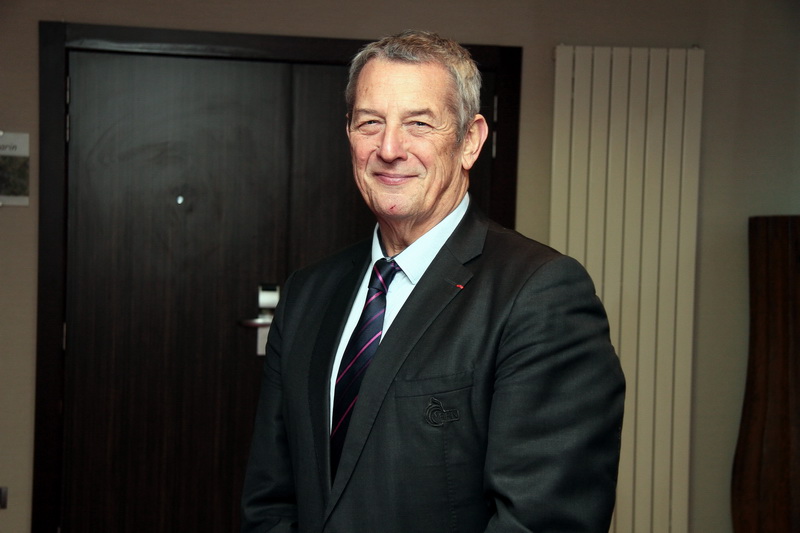 Francis Luyce, président de la Fédération française de natation (Photo Robert Poulain)