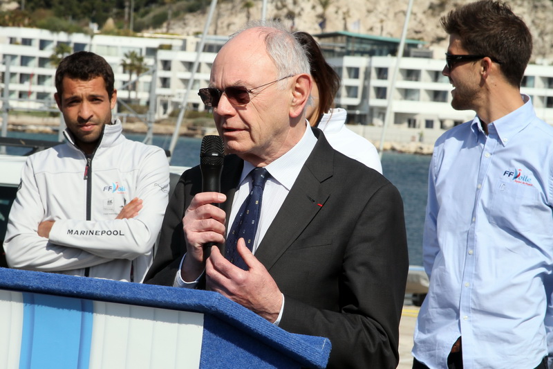 Jean-Pierre Champion, Président de la Fédération française de voile (Photo Robert Poulain)