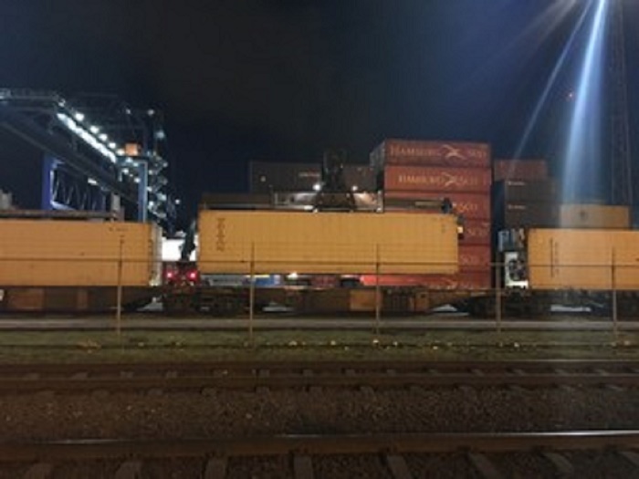 Train au départ de Venise (Photo D.R.)
