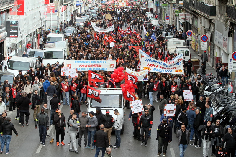 Manifestation à Marseille contre la Loi Travail  (Photo archive  Robert Poulain)