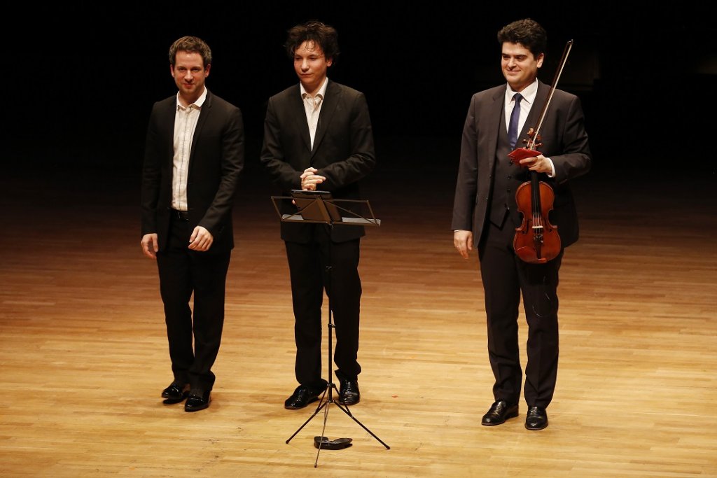 Le trio Chamayou, Moreau, Barenboim a rendu un bel hommage à Pierre Boulez (Photo Caroline Doutre)
