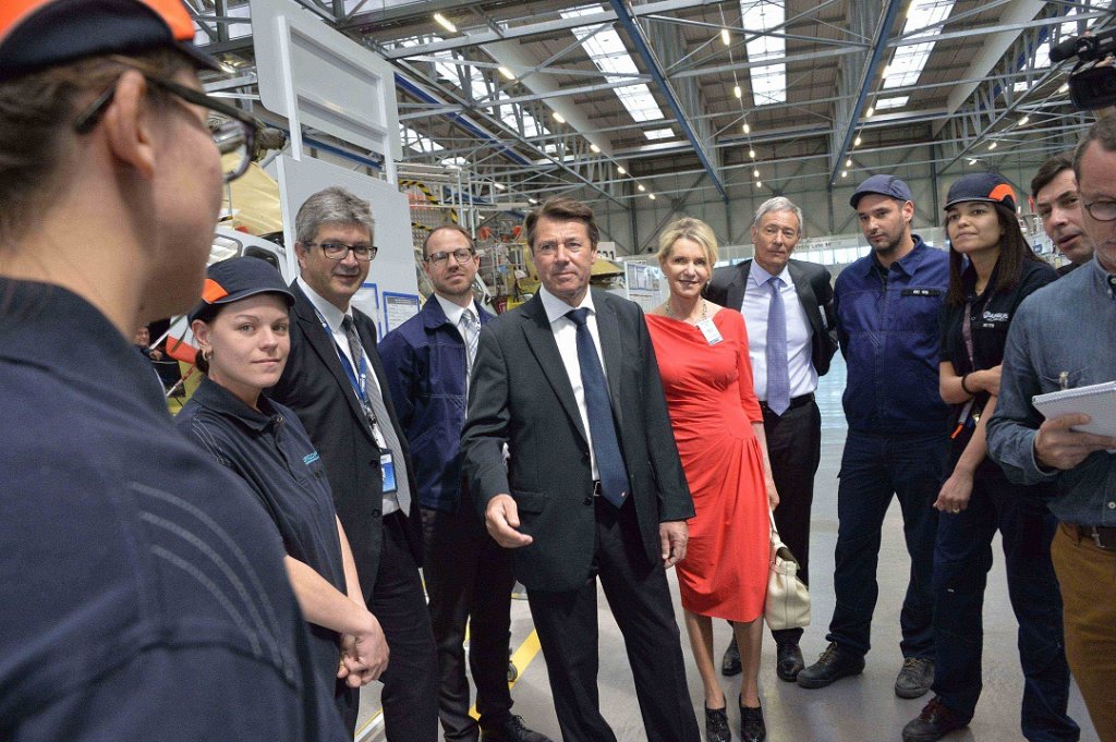 Visite d'Airbus Helicopters  (Photo Véronique Paul).