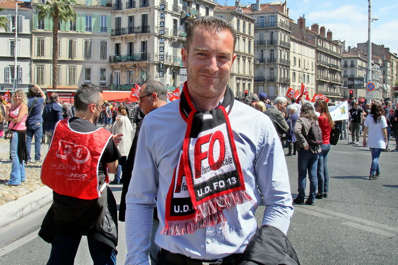 Franck Bergamini, secrétaire général de l'UD FO (Photo Robert Poulain)
