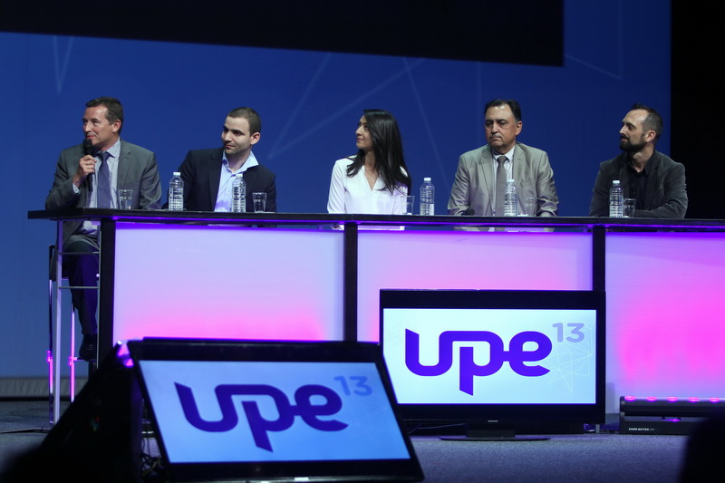 La table ronde de l'Innovation Olivier Mahias, Yacin De Welle, Sabrina Roubache, Jacques-Thierry Monti, Gaël Philippe (Photo Robert Poulain)