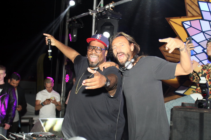 Bob Sinclar et Big Ali (Photo Robert Poulain)