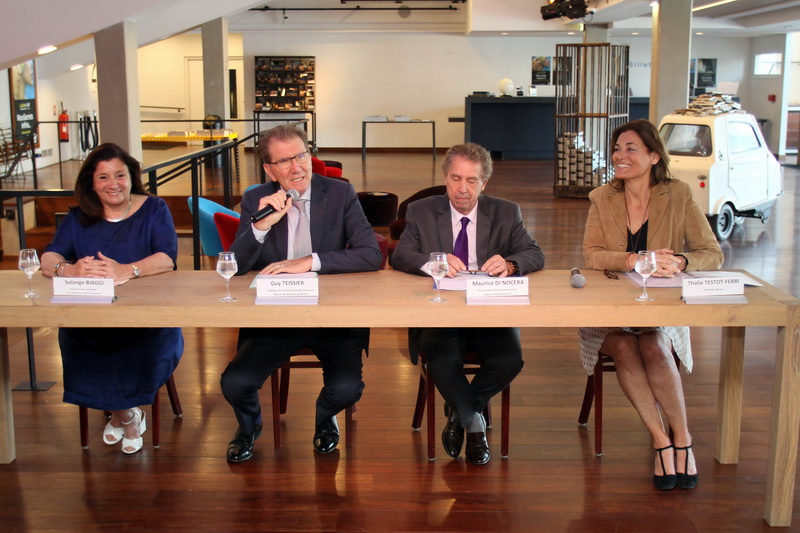 Guy Teissier a présenté la fin des travaux du Quai de Rive-neuve entouré de Solange Biaggi, Maurice Di Nocera, CD13 et Thalia Testot-Ferri