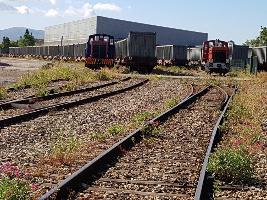 Le centre de transfert Sud de Marseille (boulevard Bonnefoy, 10e arr.) d’où est parti le premier train vers l’incinérateur de Fos-sur-Mer (Photo D.R.)