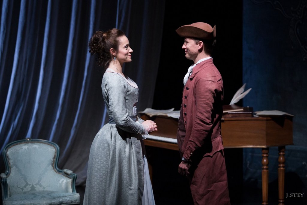 Delphine Depardieu et Guillaume Marquet dans Le Dernier Baiser de Mozart ©J. Stey