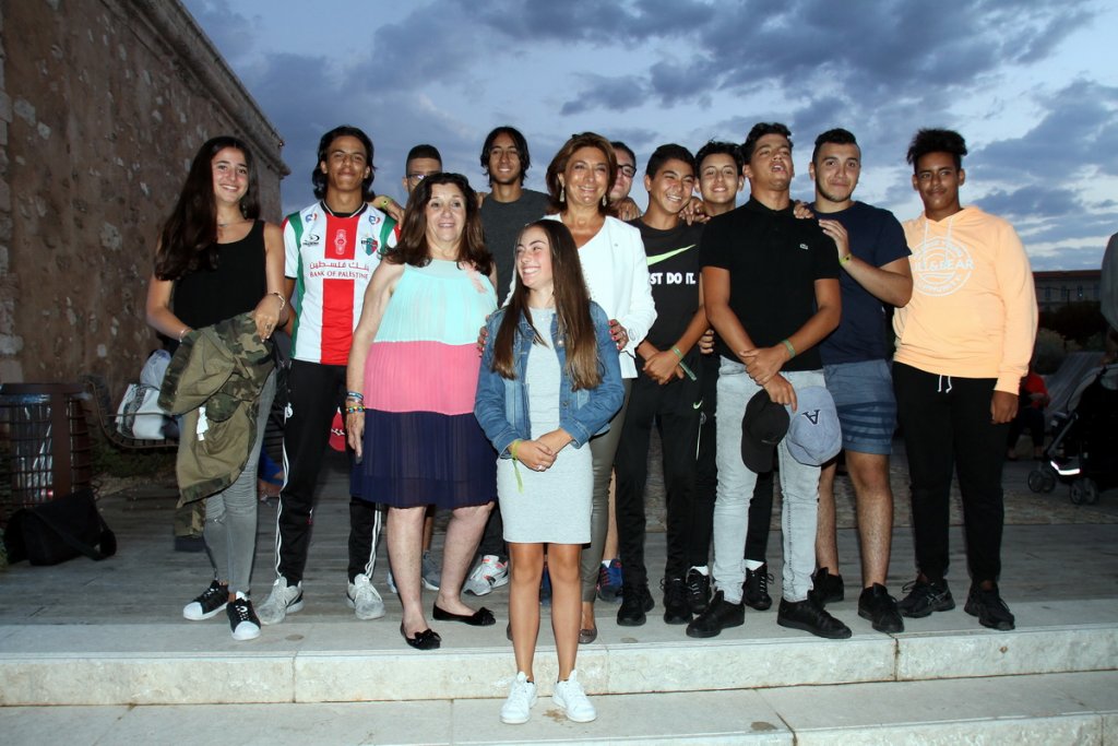 Martine Vassal, présidente du conseil départemental 13 a invité des jeunes aux concerts organisés au Mucem (Photo Robert Poulain)