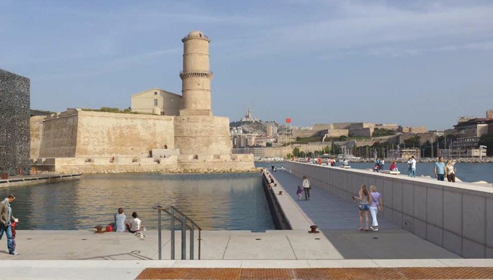 Les travaux de consolidation ont démarré ce lundi 18 juillet (Photo Euromed)