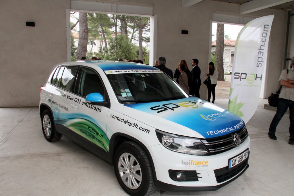 La voiture intelligente de SP3H (Photo Robert Poulain)