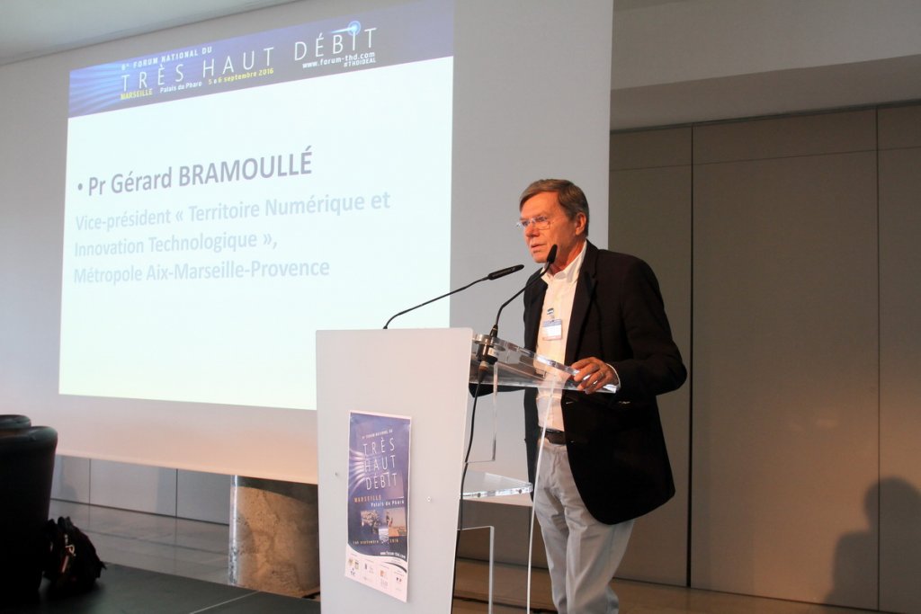 Gérard Bramoullé en charge du numérique à la métropole Aix-Marseille Provence (Photo Robert Poulain)