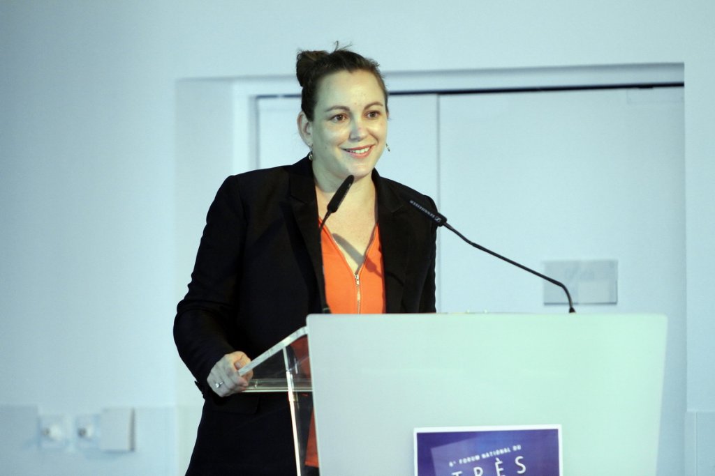 Pour Axelle Lemaire : "Le déploiement du THD (Très Haut Débit) implique d'aller vite tout en ayant de l'endurance" Photo Robert Poulain)