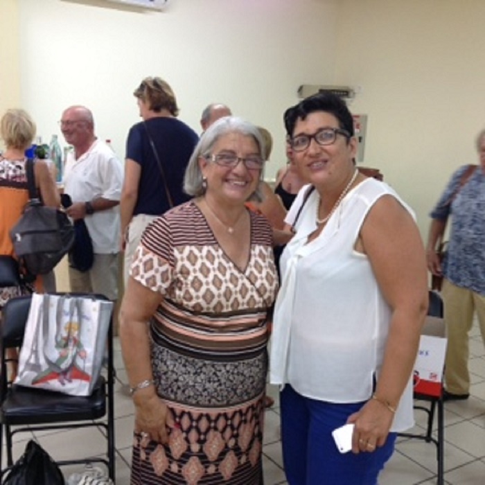 Marie-Françoise Palloix et Annie Lévy-Mozziconacci (Photo Jean-Marc Maini)