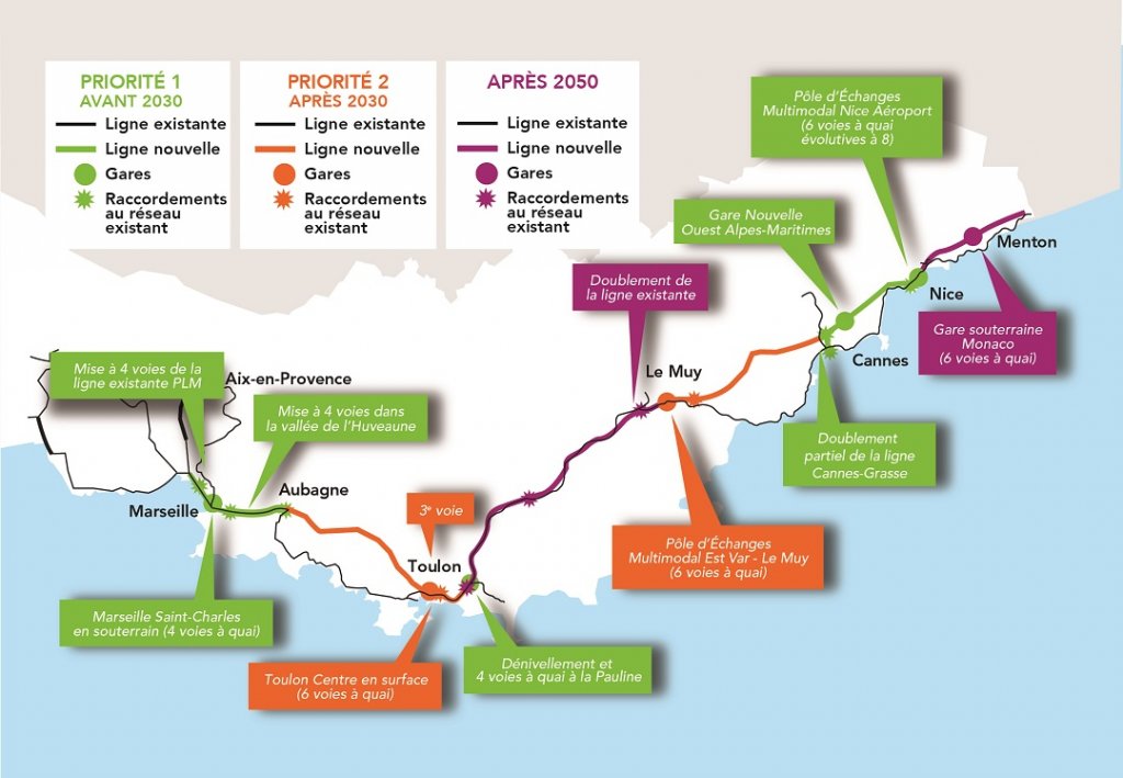 Cartes des priorités (Source SNCF Réseau) Cartes des priorités (Source SNCF Réseau)