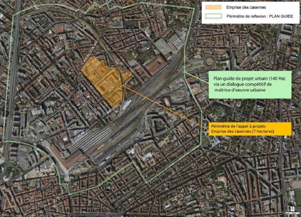Le périmètre du projet Quartiers Libres