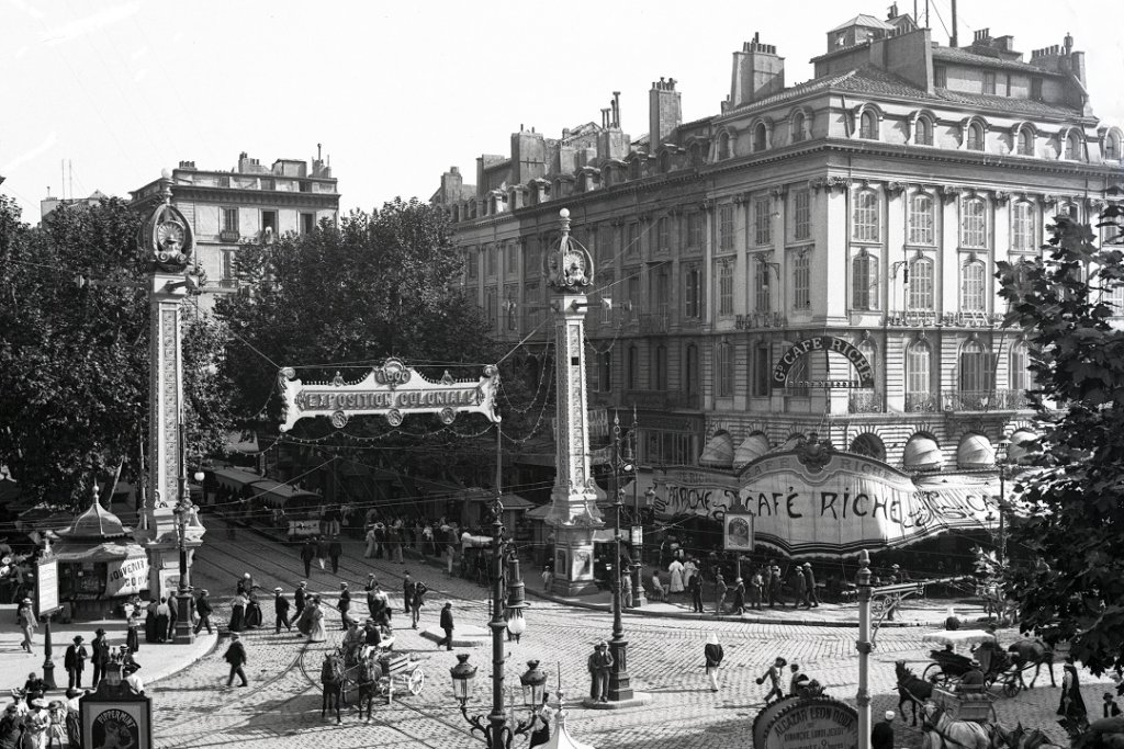 Fernand Detaille Café Riche, Marseille - 1906 ©Fonds Gérard Detaille