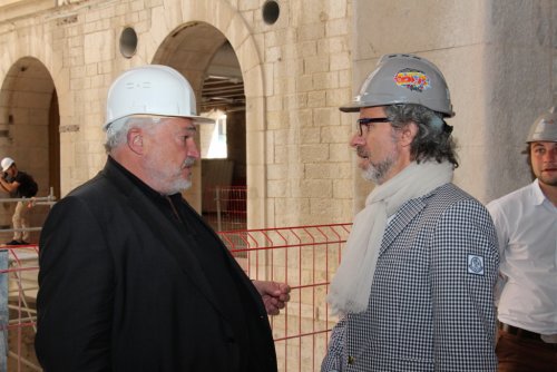 Le président de Constructa Marc Pietri et Alfonso Femia l'un des architectes des docks (Photo Philippe Maillé)