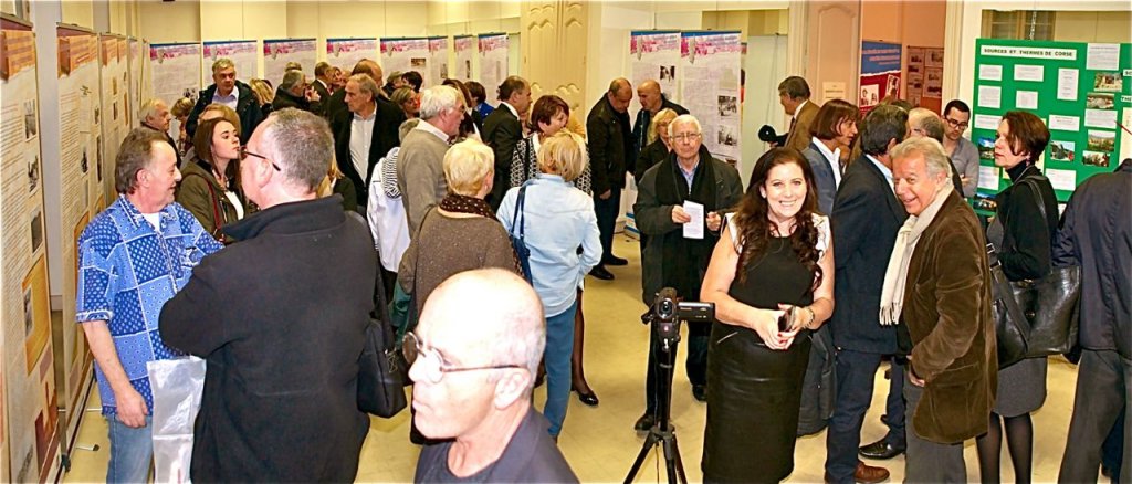 Exposition les Juifs réfugiés en Corse qui se tiendra jusqu'au 15 décembre à la Maison de la Corse de marseille (Photo C.F.)