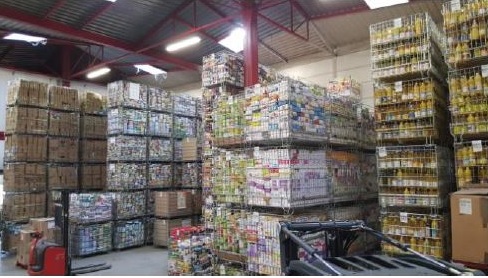 375 tonnes de denrées équivalant à 750 000 repas, qui ont été collectées au sein des 205 magasins associés à la collecte (Photo B.A.)