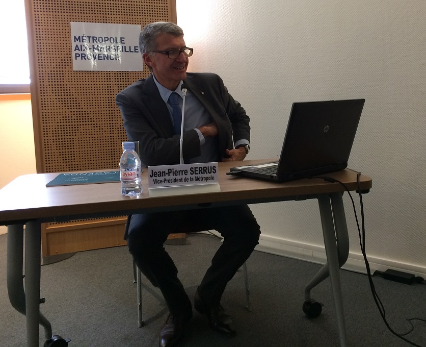 Jean-Pierre Serrus vient de présenter l'agenda de mobilité de la métropole aix-Marseille-provence (Photo M.B.) Jean-Pierre Serrus vient de présenter l'agenda de mobilité de la métropole aix-Marseille-provence (Photo M.B.)