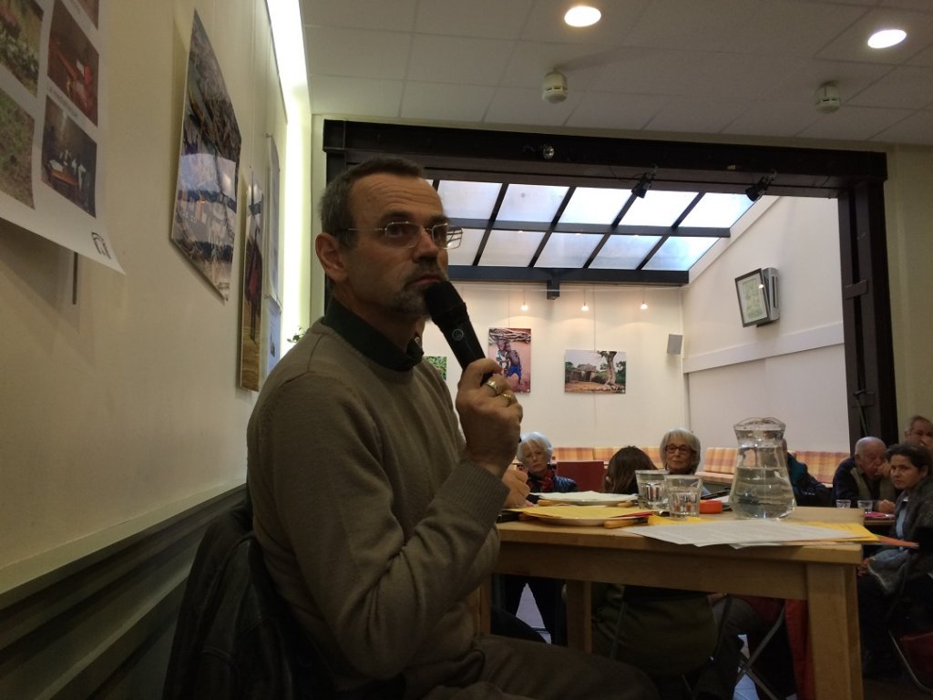 Cyril Fourcaud, Secrétaire général de la Commission Locale d'Information (CLI) Cadarache (Photo M.B.)