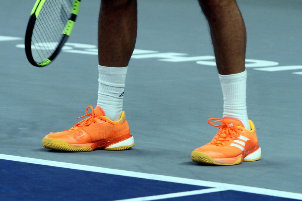 Open 13 à Marseille: on prend son pied avec Tsonga, le gauche, le droit... (Photo Robert Poulain)