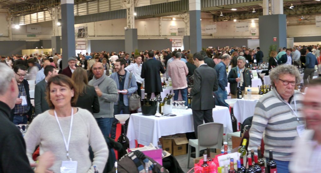 Pendant trois jours, Millésime bio a fait le plein dans le grand hall Phocéen au Parc Chanot. (Photo M.E).