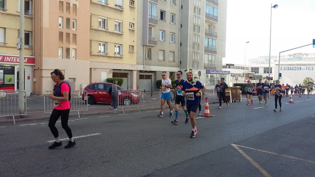 Ardue cette montée en fin de course boulevard Charles Livon (Photo Patricia Maillé-Caire)
