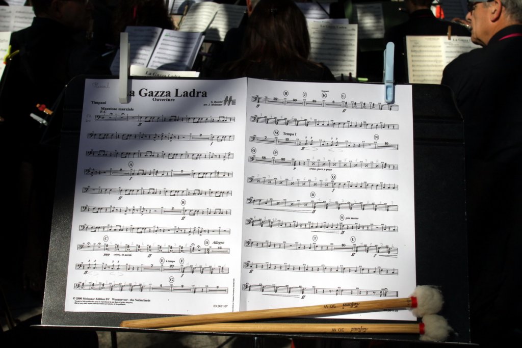 La musique .... (Photo Robert Poulain)