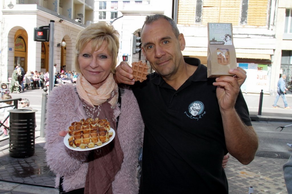 La gaufre dans tous ses états même en savon (Photo Robert Poulain)