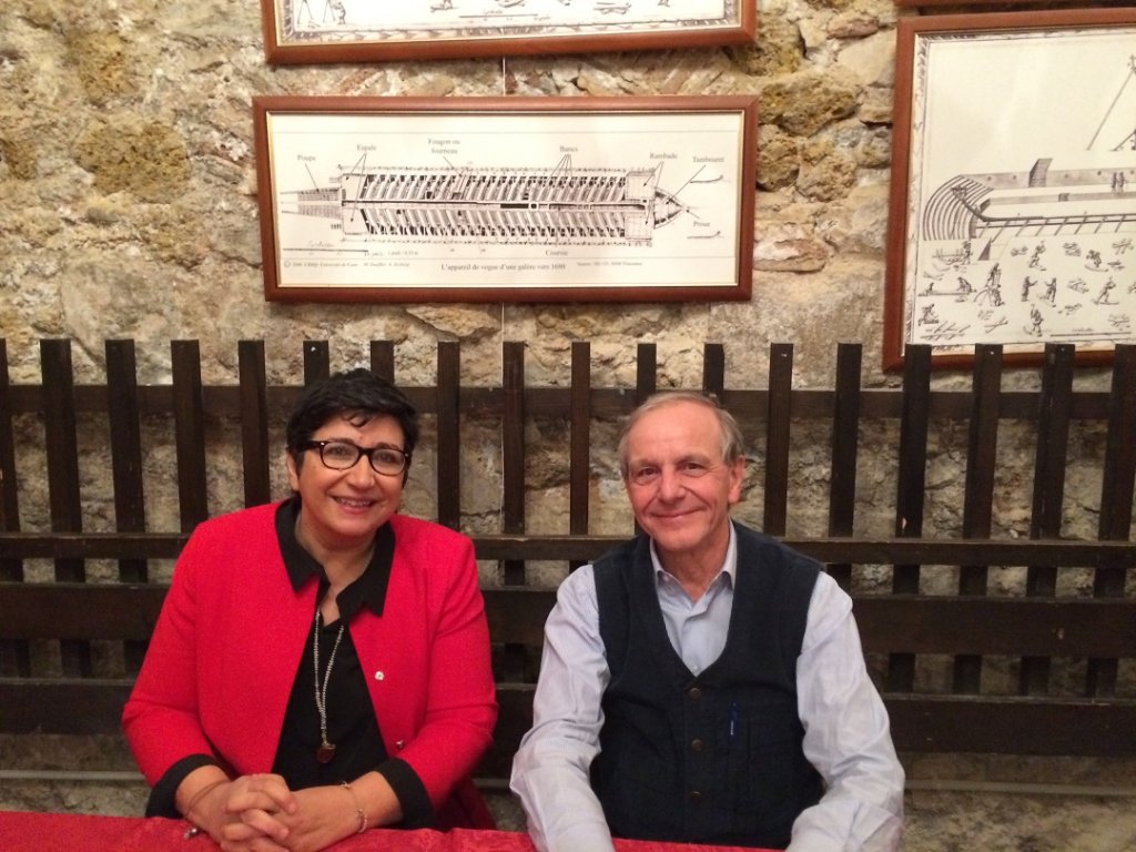 Annie Levy-Mozziconacci et Axel Khan (Photo M.B.)