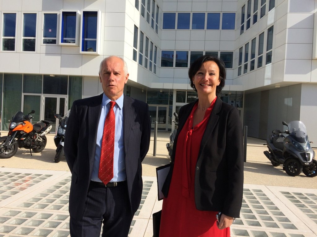 Hugues Parant et Laure-Agnès Caradec le nouveau duo à la tête d'Euromed (Photo M.B.)