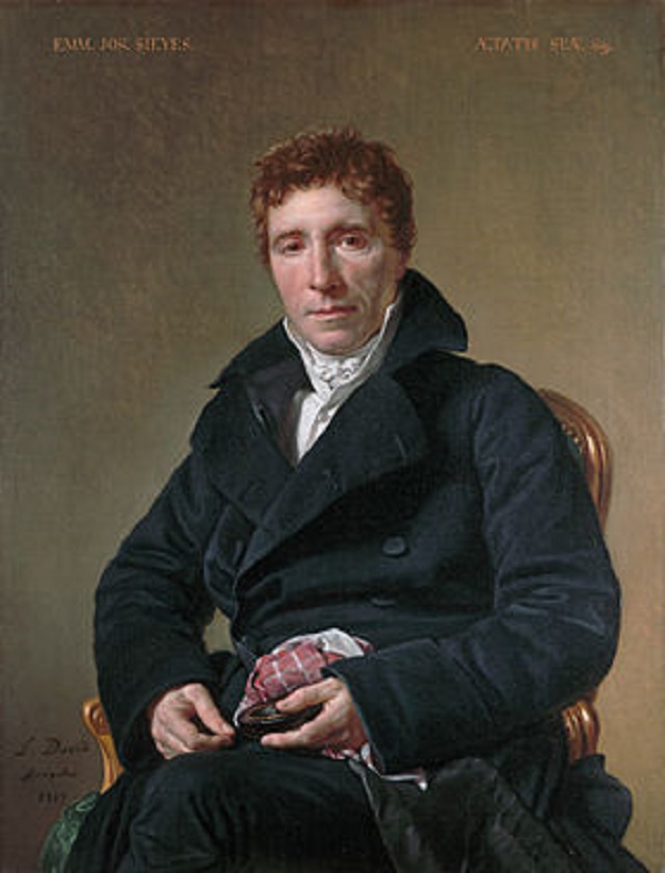 Emmanuel-Joseph Sieyès par Jacques-Louis David, 1817, Fogg Art Museum.