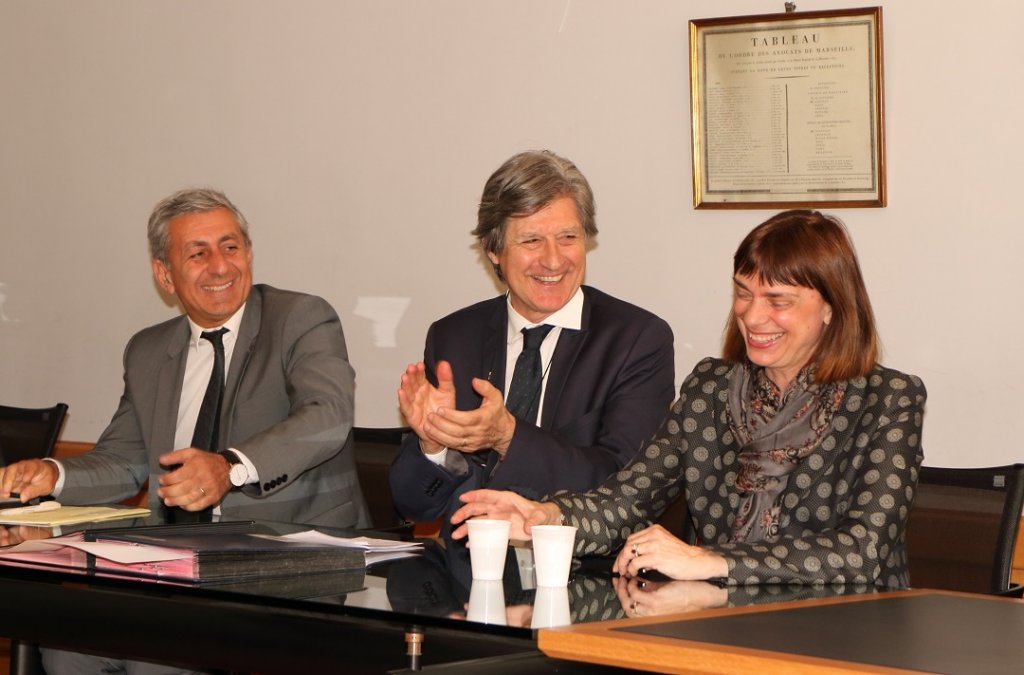 Didier Parakian, Bernard Suzini et Geneviève Maillet (Photo Cécile Hourlier)