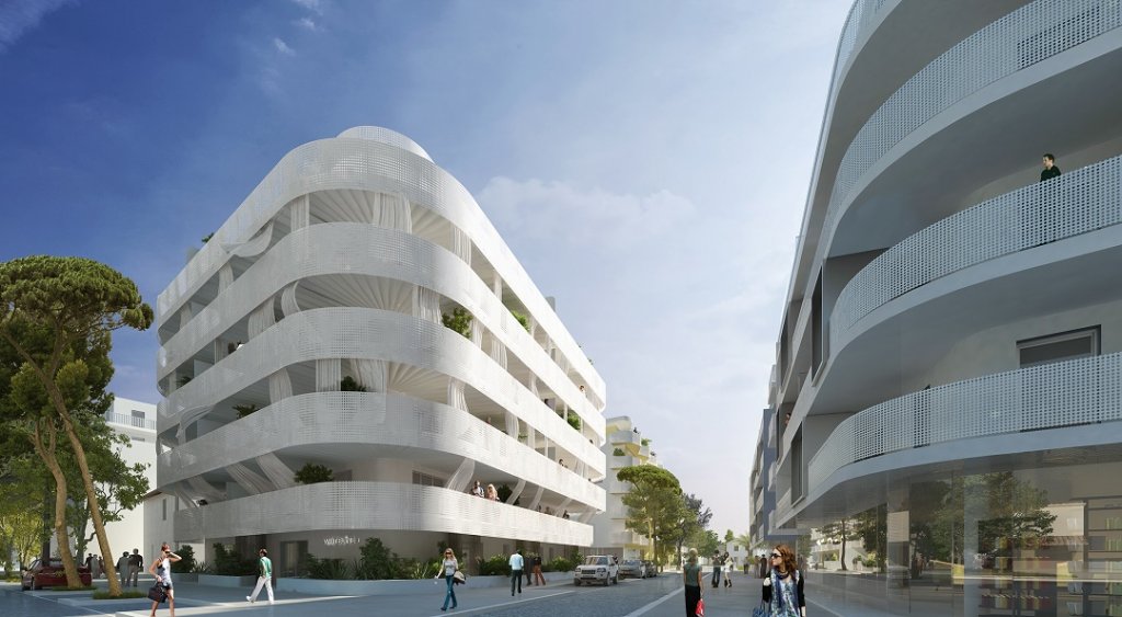 Le White Line est un immeuble de 23 logements situés à la Seyne-sur-Mer sur le site des anciens chantiers navals