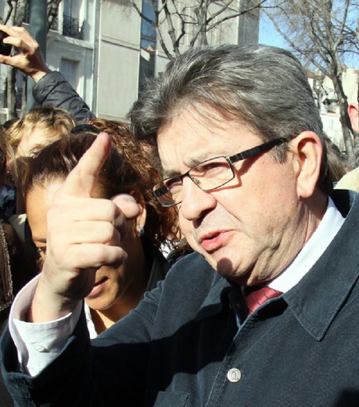 Jean-Luc Mélenchon ne donne pas de consigne de vote (Photo Robert Poulain)