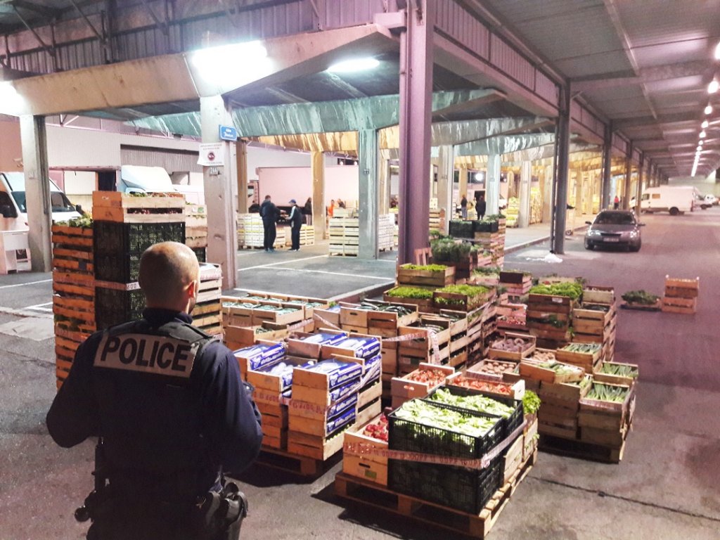 Opération MIN des Arnavaux du 12 avril 2017 - (Photo Péfecture de police)