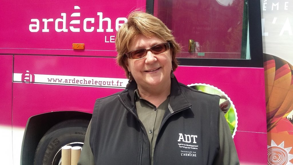 Françoise Amri, responsable de l’agence de développement touristique de l’Ardèche (Photo P.M.-C.)