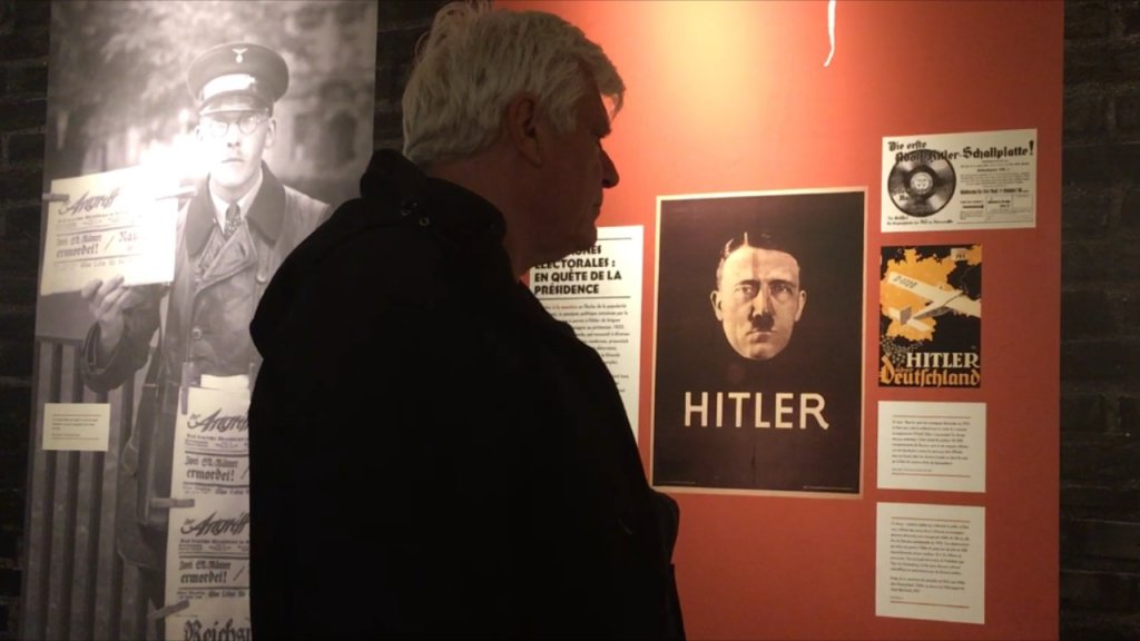 Les panneaux de l'exposition co-produite par United States Holocaust Memorial Museum (USHMM) Washington et la Fondation du Camp des Milles-Mémoire et Éducation.