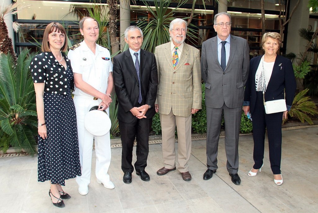 Geneviève Maillet - Thierry Duchesne - Xavier Tarabeux - Jean-Michel Cousteau - Robert Gelli - Maryvonne Falco (Photo Robert Poulain)